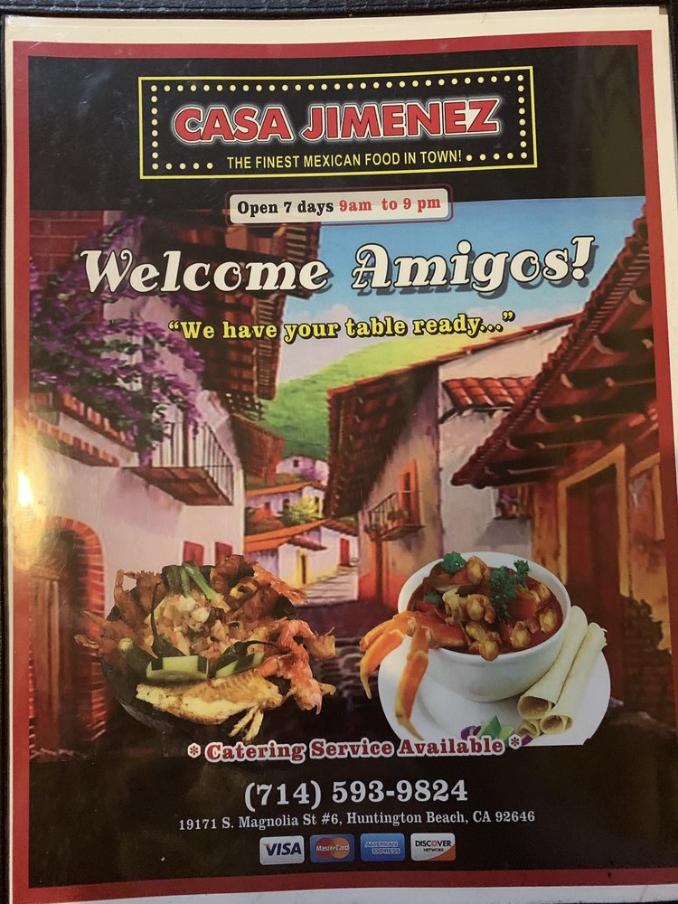 Casa Jimenez | 19171 Magnolia St # 6, Huntington Beach, CA 92646, USA | Phone: (714) 593-9824