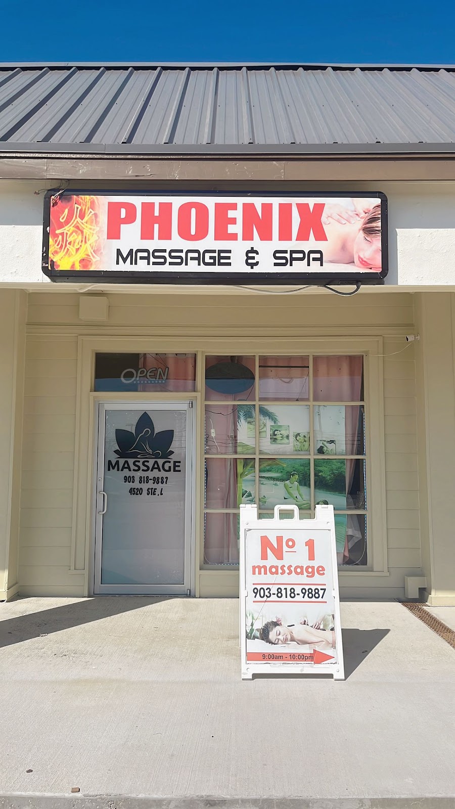 Phoenix Spa Massage | 4520 Texoma Pkwy ste l, Sherman, TX 75090, USA | Phone: (903) 818-9887