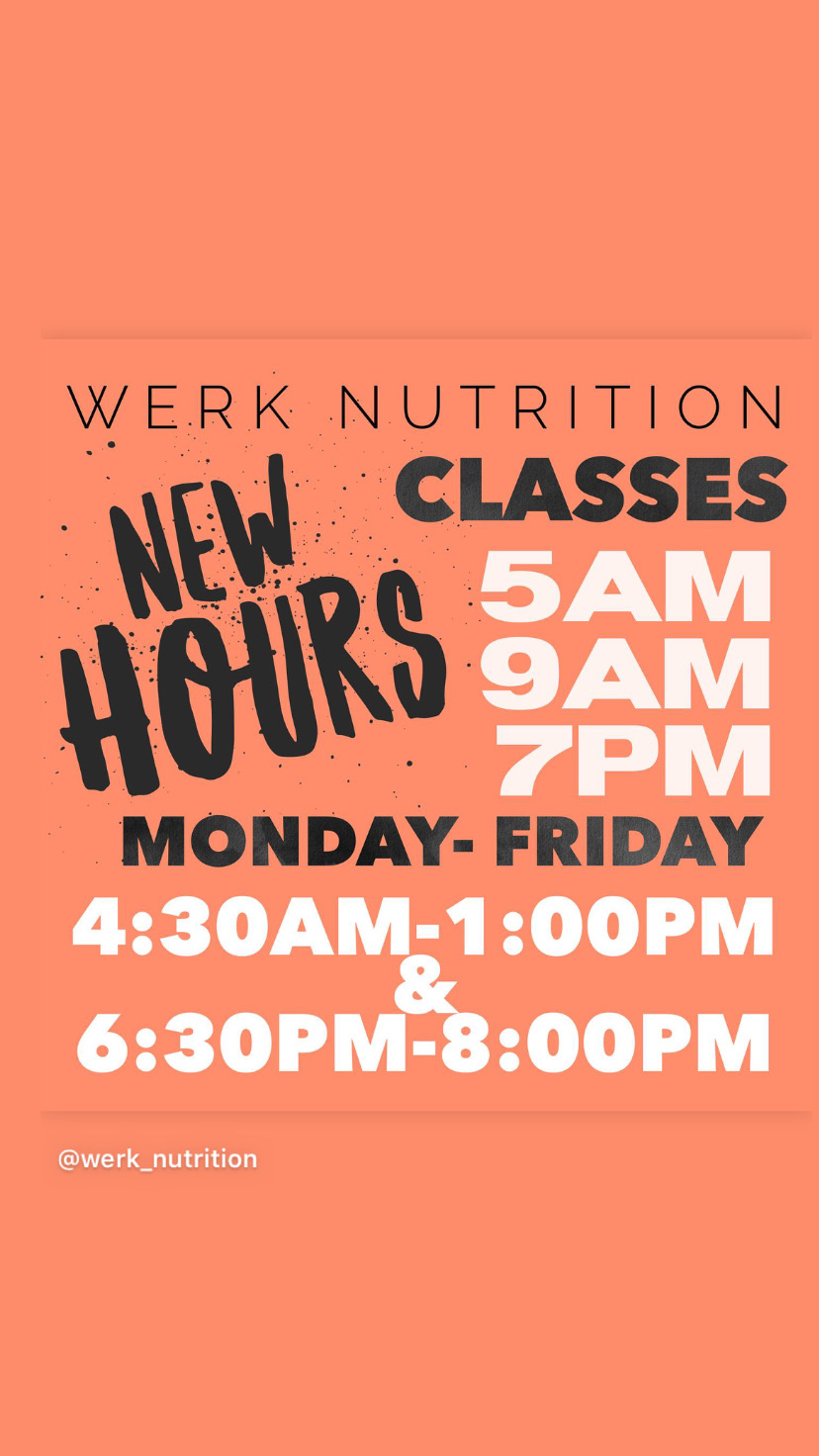 Werk Nutrition | 2819 S May Ave, Oklahoma City, OK 73108, USA | Phone: (405) 905-0910