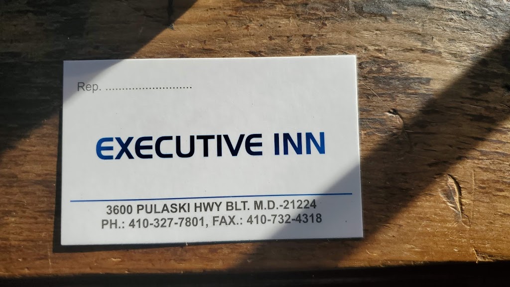 Executive Inn | 3600 Pulaski Hwy, Baltimore, MD 21224, USA | Phone: (410) 327-7801