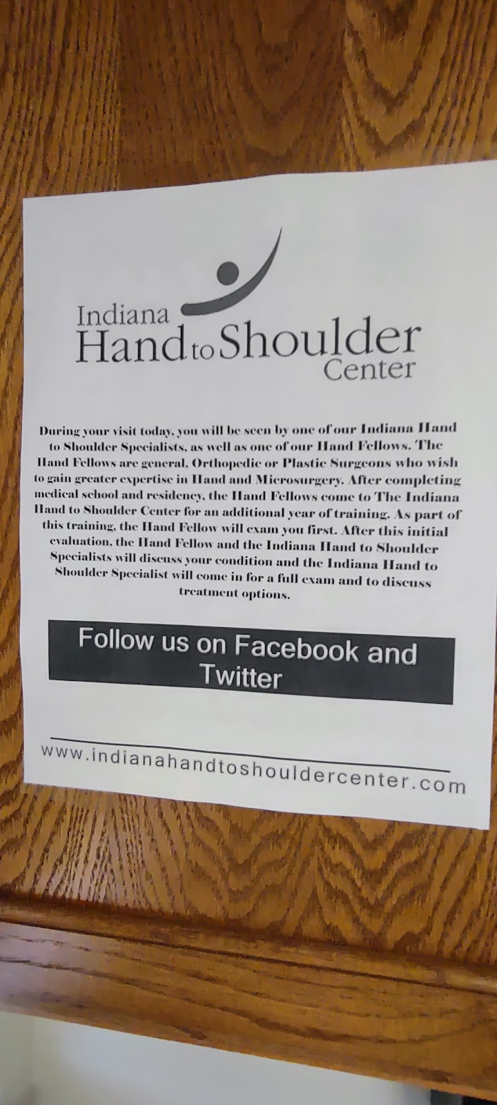 Indiana Hand to Shoulder Center | 8820 S Meridian St Suite 235, Indianapolis, IN 46217, USA | Phone: (317) 875-9105