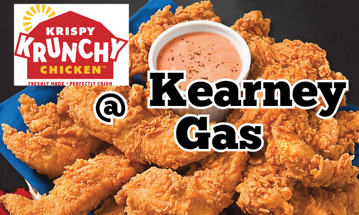 Krispy Krunchy Chicken @ Kearney Gas | 420 W 6th St, Kearney, MO 64060, USA | Phone: (816) 628-0629