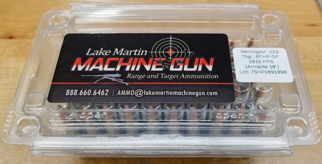 Lake Martin Machine Gun | 2520 Red Hill Rd, Eclectic, AL 36024, USA | Phone: (888) 660-6462
