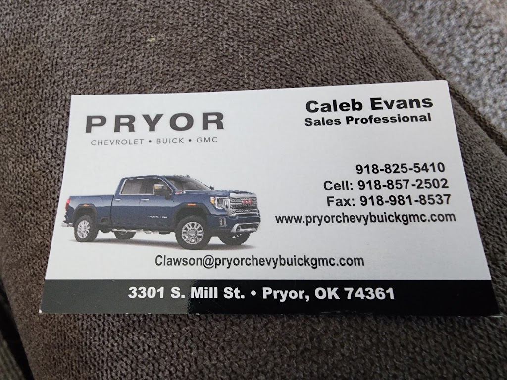 Pryor Chevrolet Buick GMC | 3301 S Mill St, Pryor, OK 74361, USA | Phone: (918) 708-3650