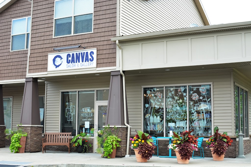 Canvas Salon & Gallery | 9520 Main St, Clarence, NY 14031, USA | Phone: (716) 320-5867