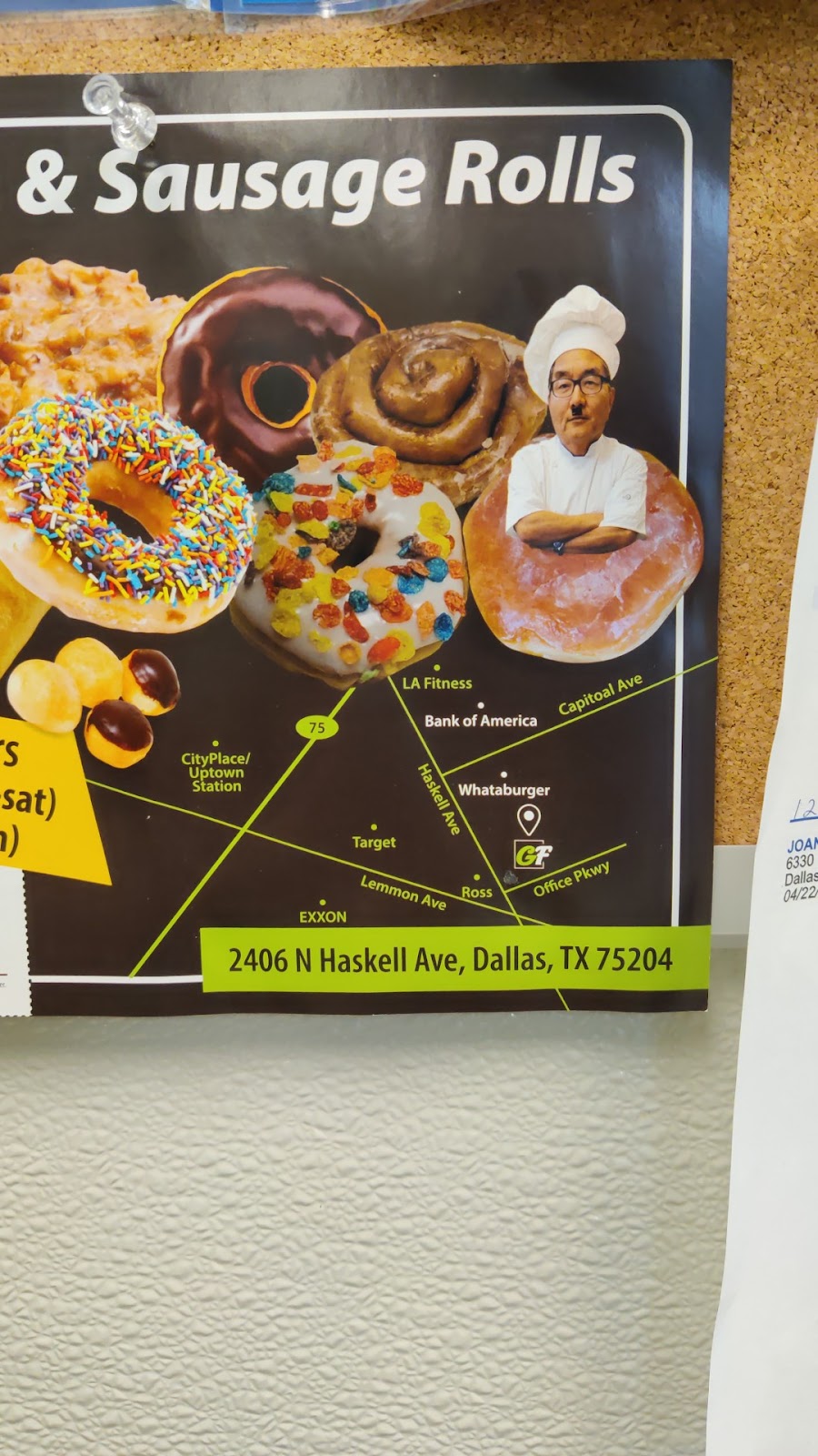 Ginghis Donuts&Lunch | 2406 N Haskell Ave., Dallas, TX 75204, USA | Phone: (214) 636-3168