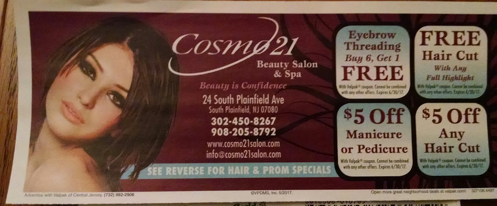 Hair Salon Cosmo21 | 24 S Plainfield Ave, South Plainfield, NJ 07080, USA | Phone: (302) 450-8267
