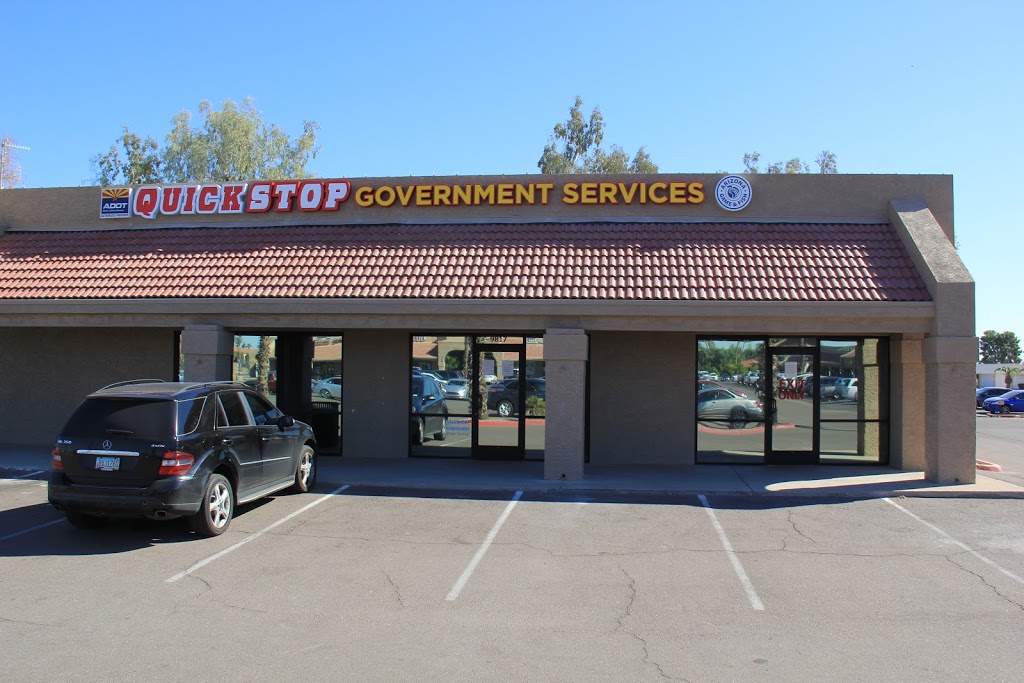 Quick Stop Government Services | 9817 W Bell Rd, Sun City, AZ 85351, United States | Phone: (623) 792-8088