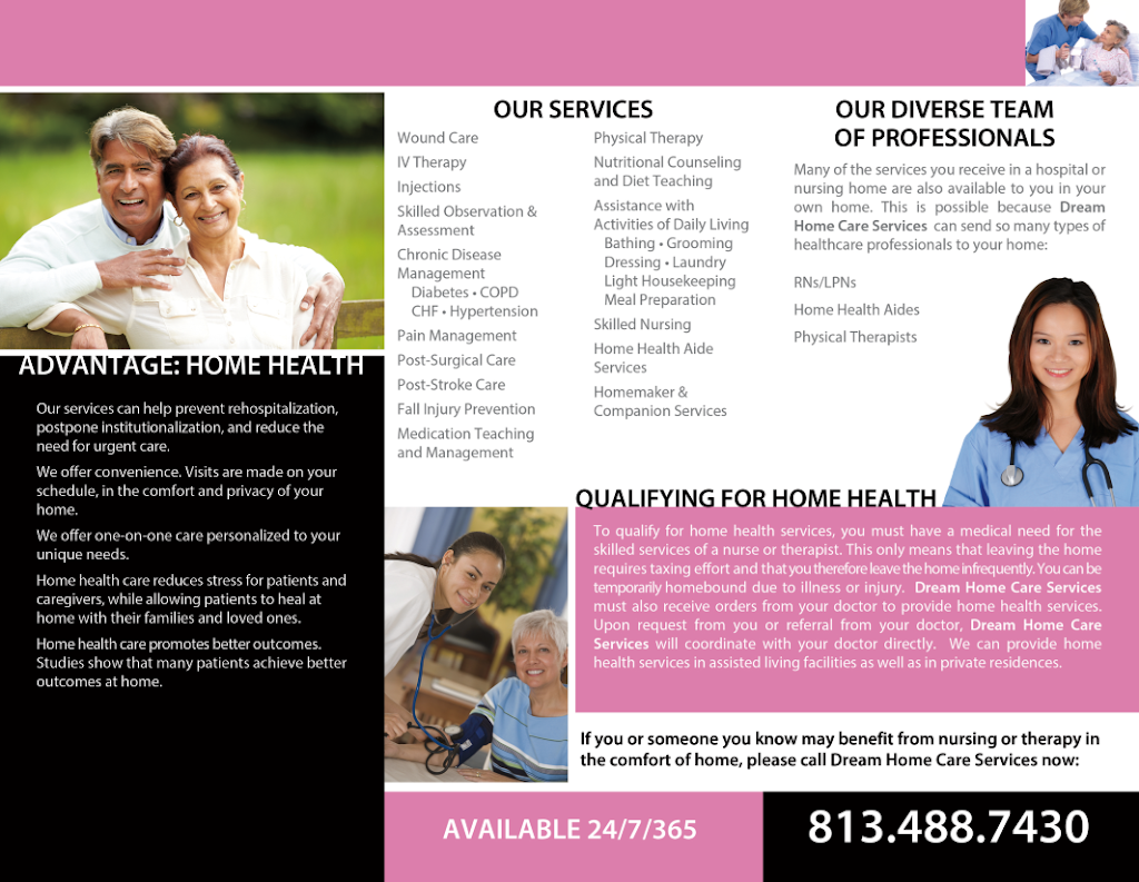 Dream Home Care Services LLC | 1101 E Cumberland Ave Suite 301-I, Tampa, FL 33602 | Phone: (813) 488-7430