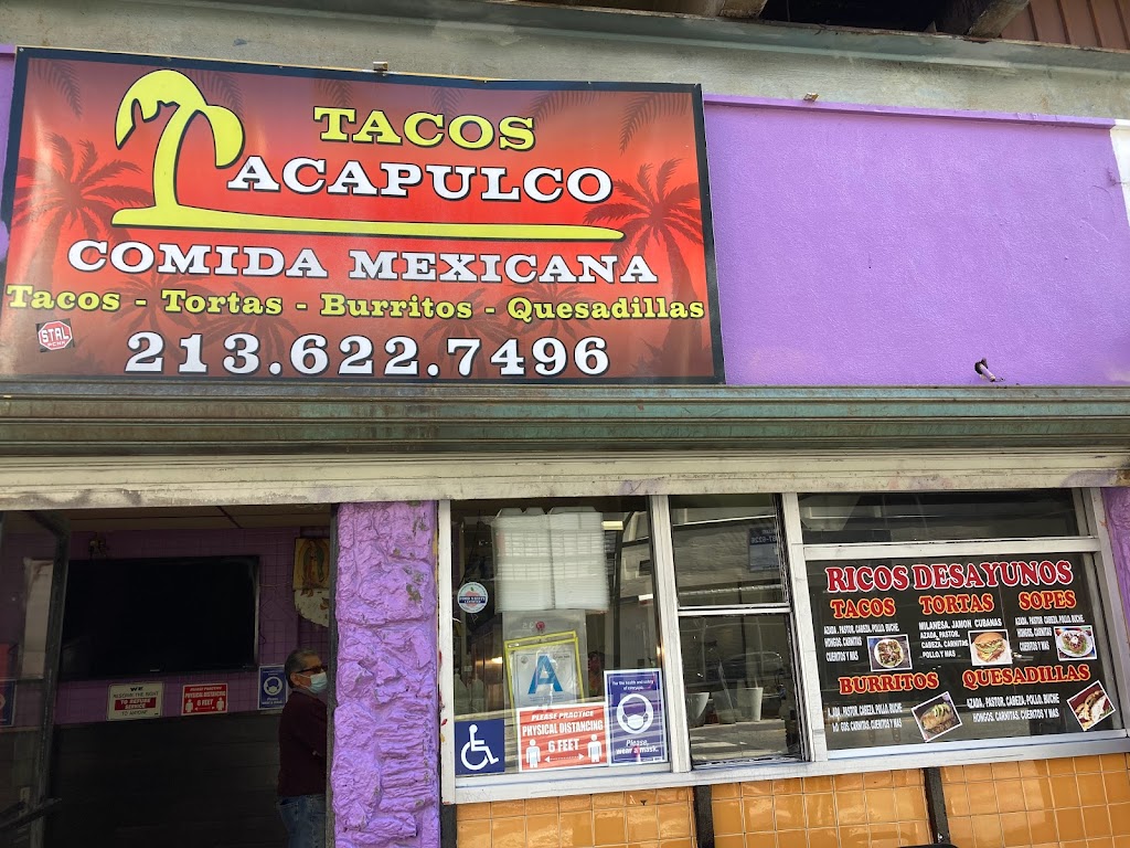 Tacos Acapulco Comida Mexicana | 732 1/2 S Broadway, Los Angeles, CA 90014, USA | Phone: (213) 622-7496