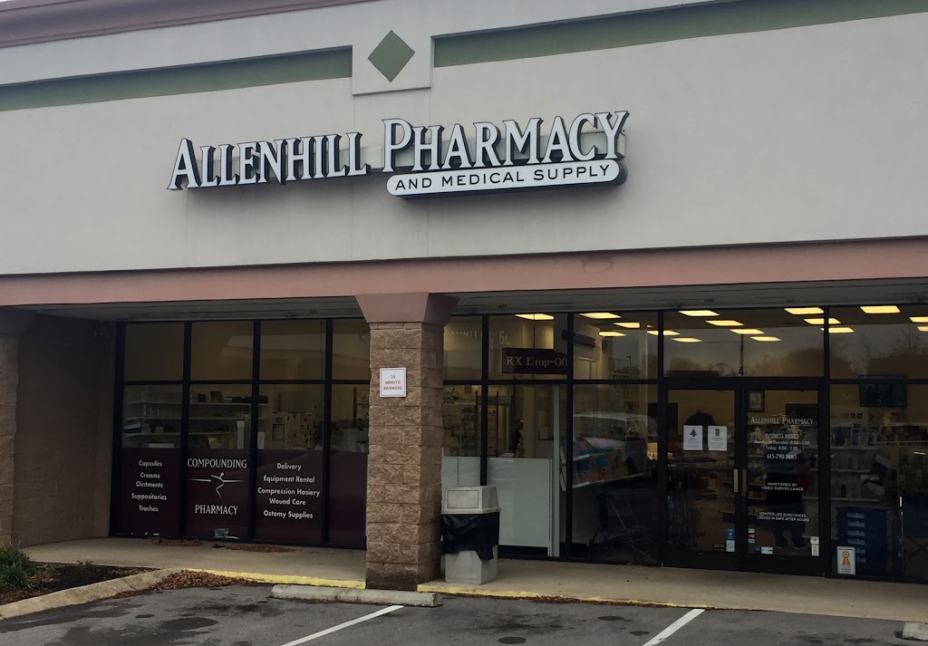 Allenhill Pharmacy and Medical Supply | 4096 Carothers Pkwy, Franklin, TN 37067, USA | Phone: (615) 790-3885