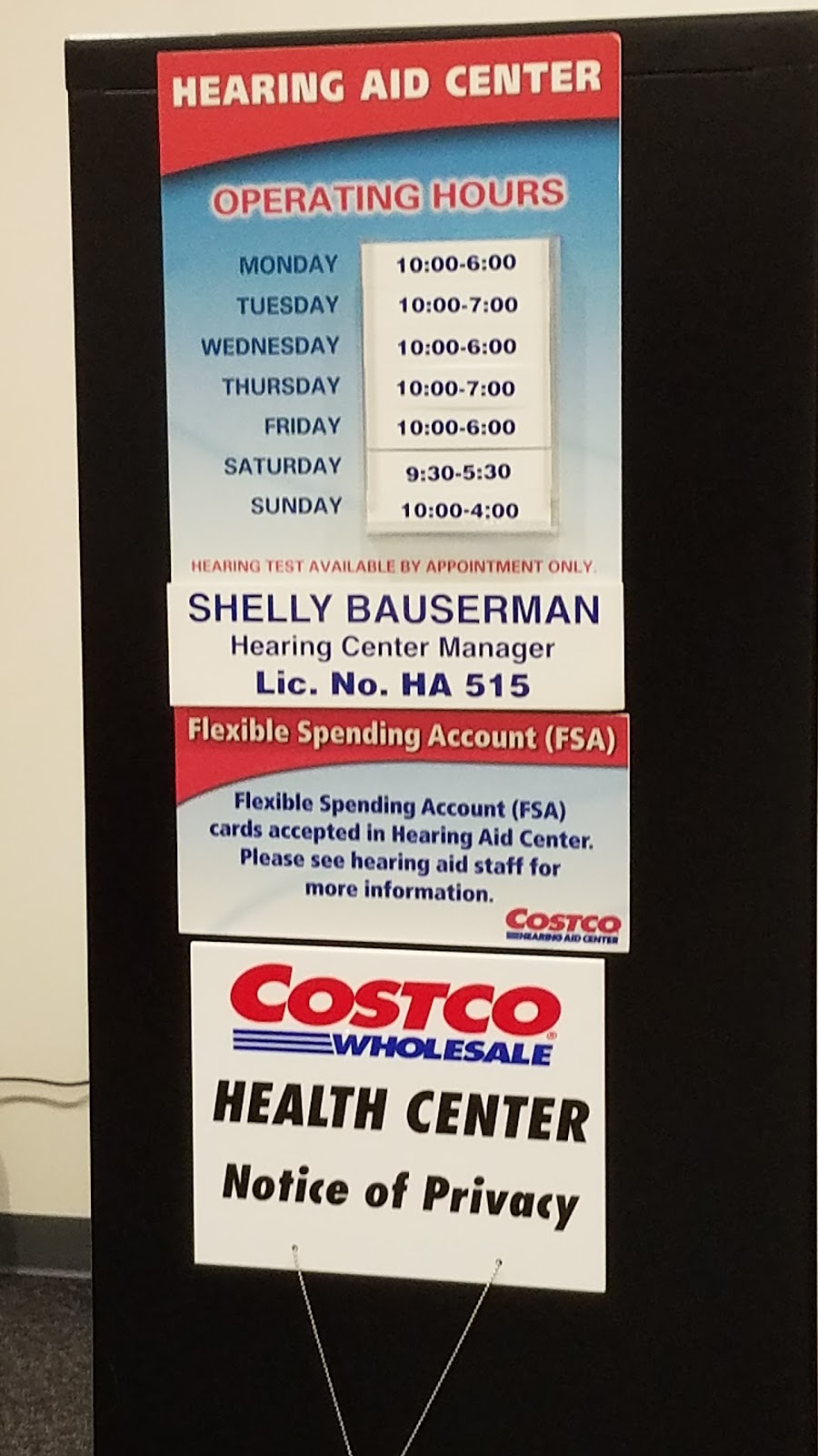 Costco hearing aid store | 6720 NE 84th St, Vancouver, WA 98665, USA | Phone: (360) 828-2272