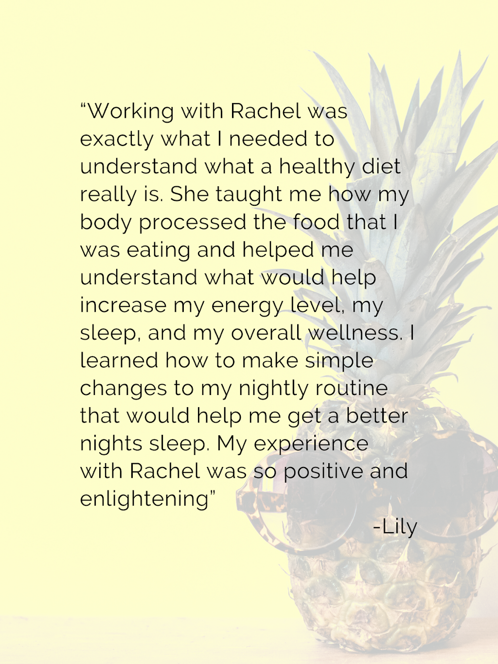 Rachel Alvarado Nutrition | 6037 Melvin Ave, Tarzana, CA 91356, USA | Phone: (818) 213-2004