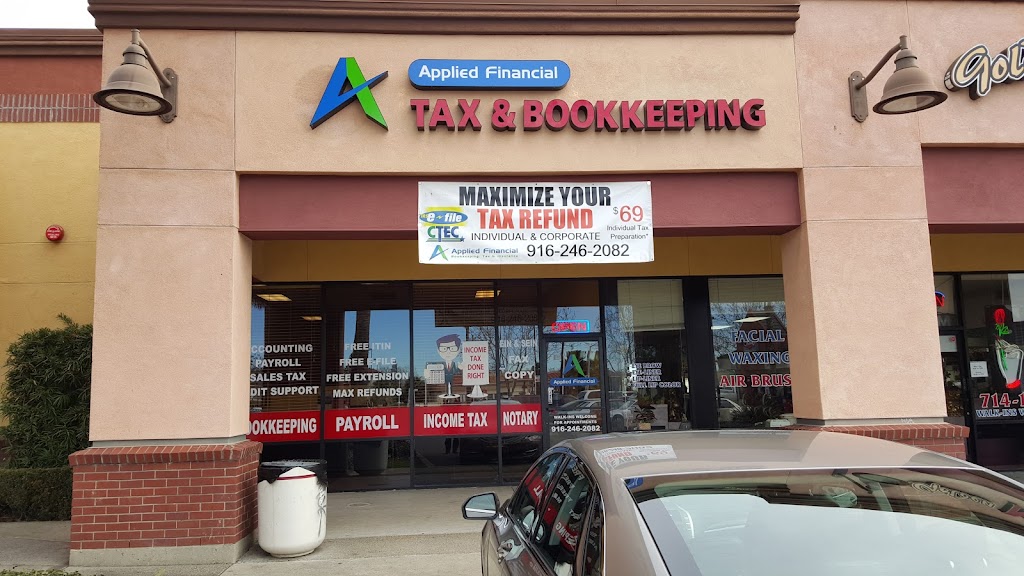 Applied Bookkeeping & Tax Services Elk Grove | 9175 Elk Grove Florin Rd #5, Elk Grove, CA 95624, USA | Phone: (916) 246-2082