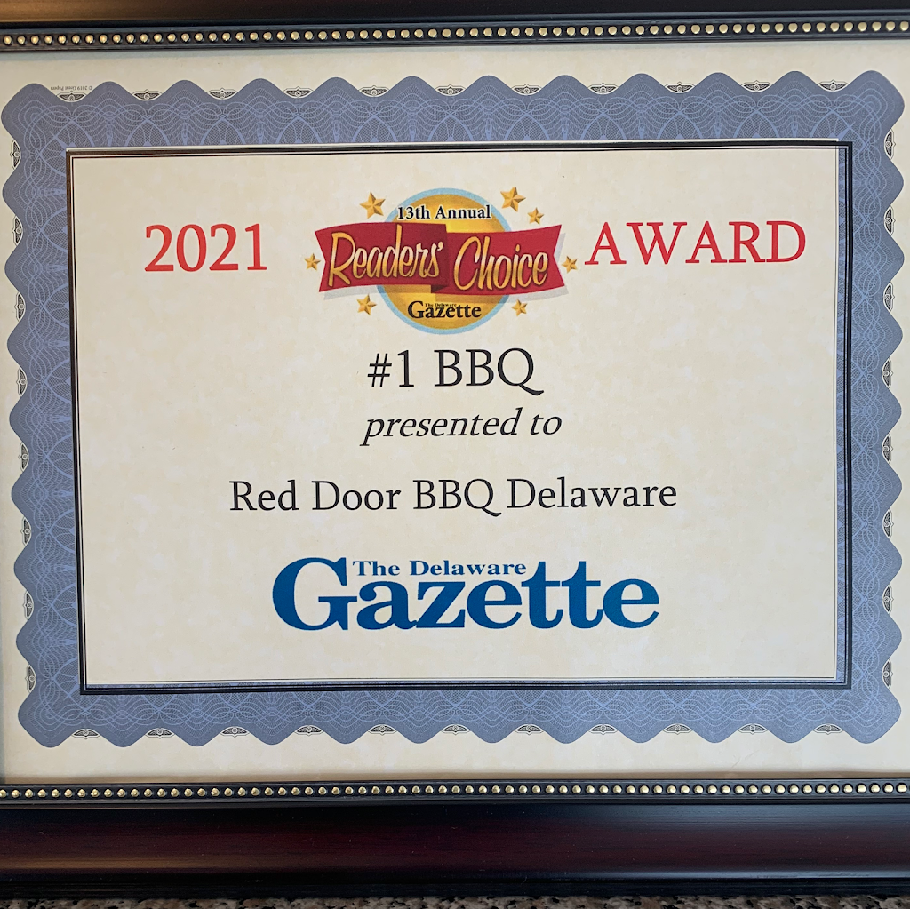 Red Door BBQ Delaware | 81 Lake St, Delaware, OH 43015, USA | Phone: (740) 404-4550