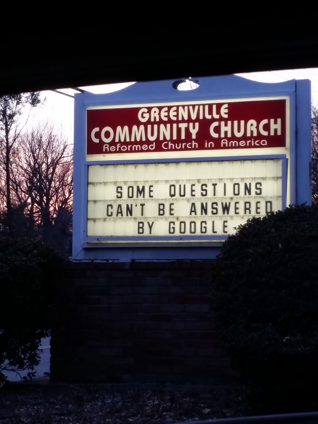 Greenville Community Church | 270 Ardsley Rd, Scarsdale, NY 10583, USA | Phone: (914) 723-1266