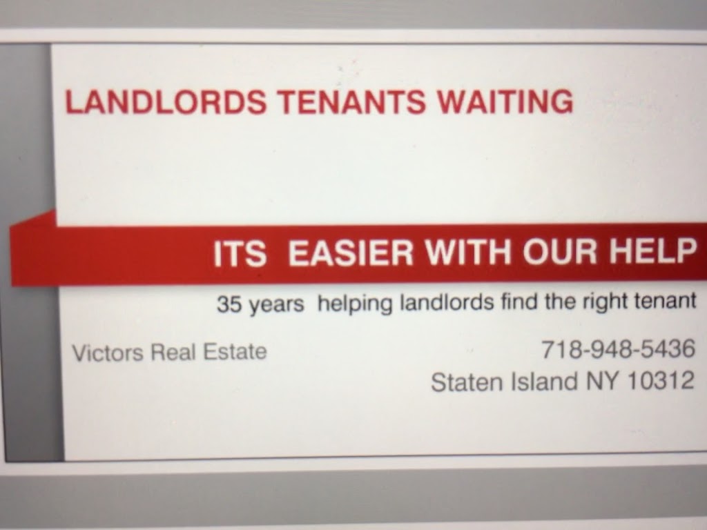 Victors Real Estate; Apartment Rental Service | Richmond Ave, Staten Island, NY 10312, USA | Phone: (718) 948-5436