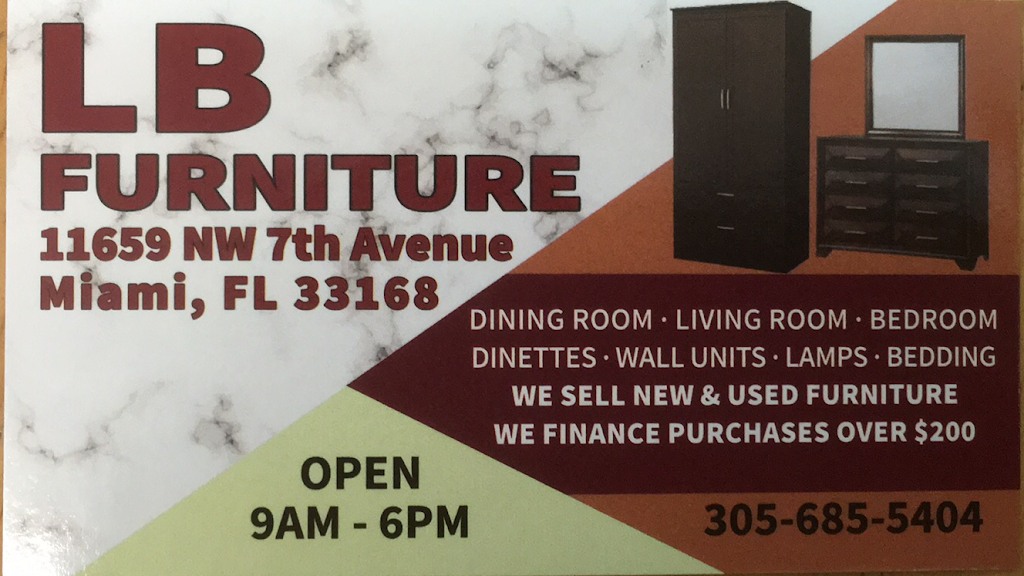 L. B. FURNITURE LLC | 11659 NW 7th Ave, Miami, FL 33168, USA | Phone: (305) 685-5404