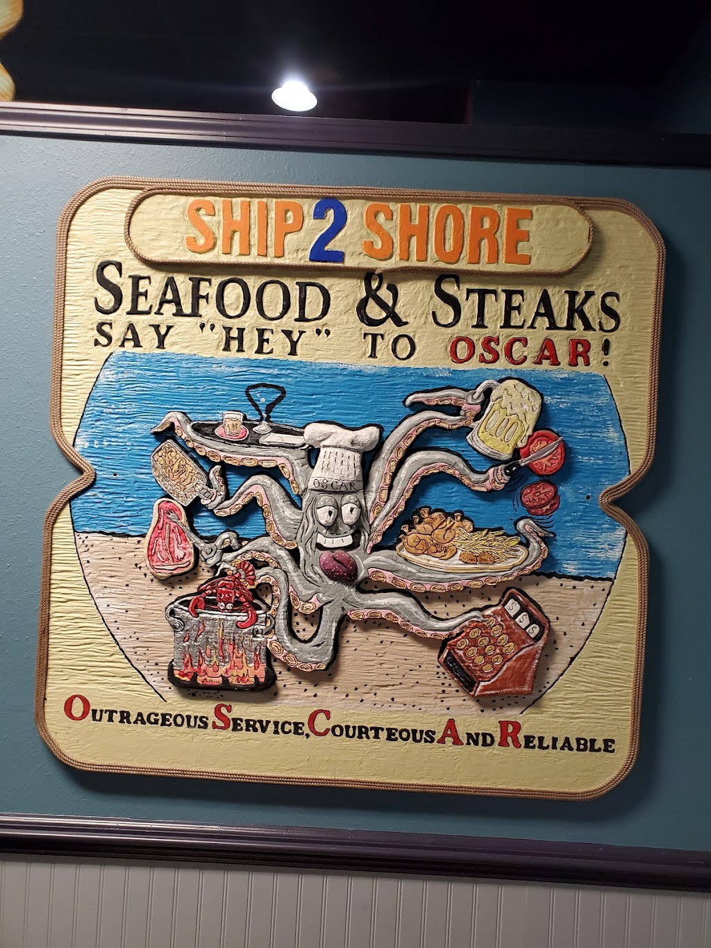 Ship 2 Shore Seafood & Steaks | 1947 Commerce Dr, Kingsland, GA 31548, USA | Phone: (912) 882-5711