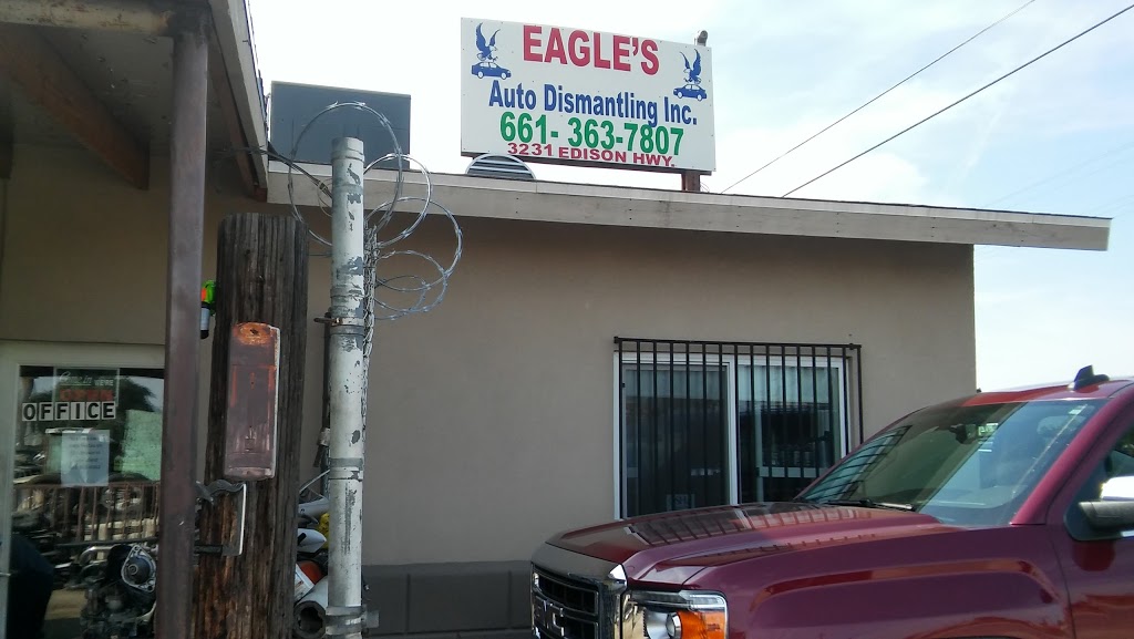 Eagle Auto Dismantiling | 3231 Edison Hwy, Bakersfield, CA 93307, USA | Phone: (661) 363-7807