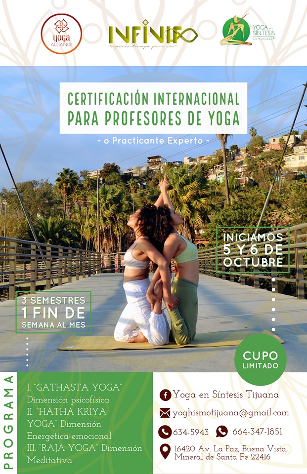 Yoga en Síntesis Tijuana INFINITO | De La Pedrera 1500, Chulavista, 22035 Tijuana, B.C., Mexico | Phone: 664 634 5943