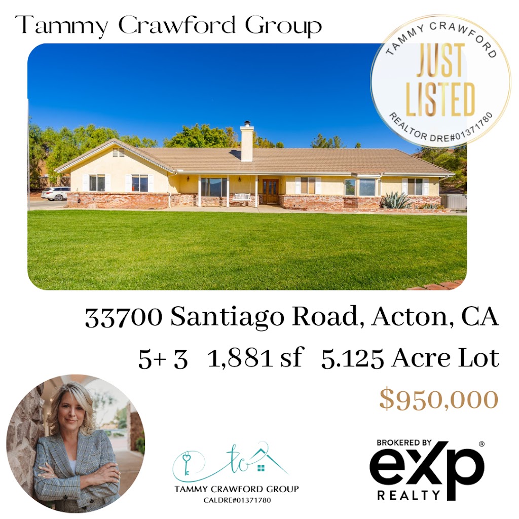 TAMMY CRAWFORD GROUP REAL ESTATE | 2210 Soledad Canyon Rd Suite B, Acton, CA 93510, USA | Phone: (661) 478-9526