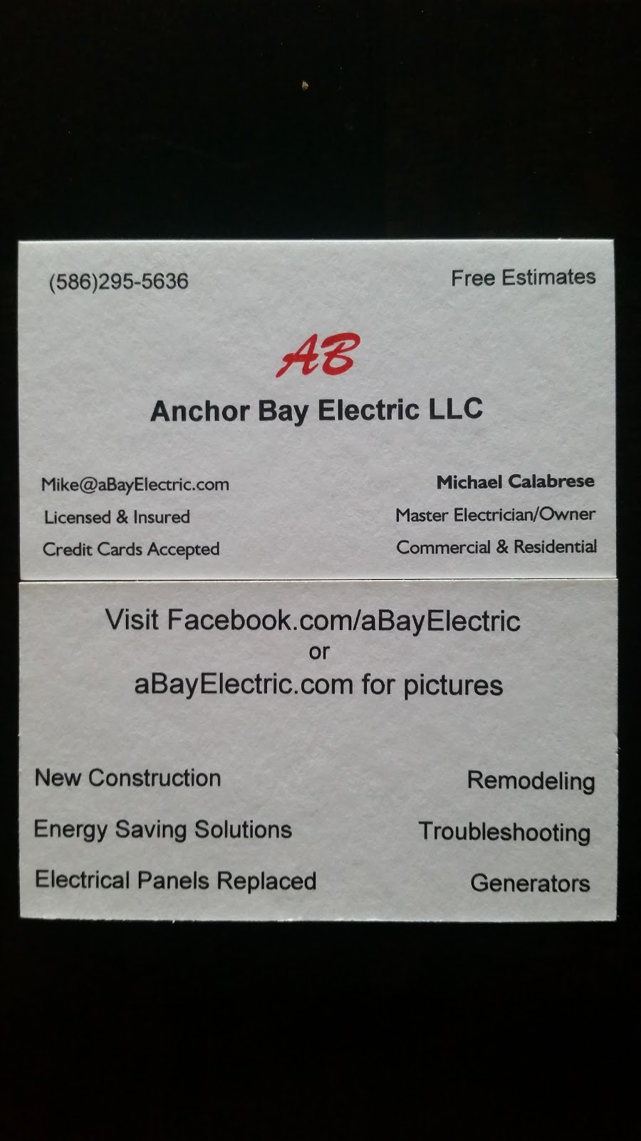 Anchor Bay Electric | Macomb, MI 48044, USA | Phone: (586) 295-5636