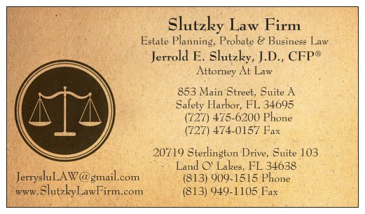 Slutzky Law Firm | 20719 Sterlington Dr Suite 103, Land O Lakes, FL 34638 | Phone: (813) 909-1515