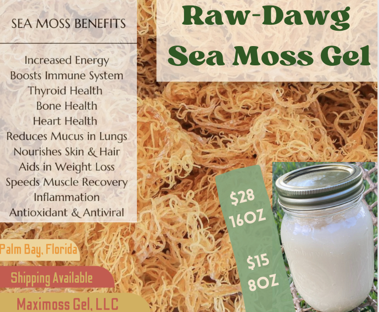 Maximoss Sea Moss Gel | 313 Delmonico St NE, Palm Bay, FL 32907, USA | Phone: (321) 987-2787