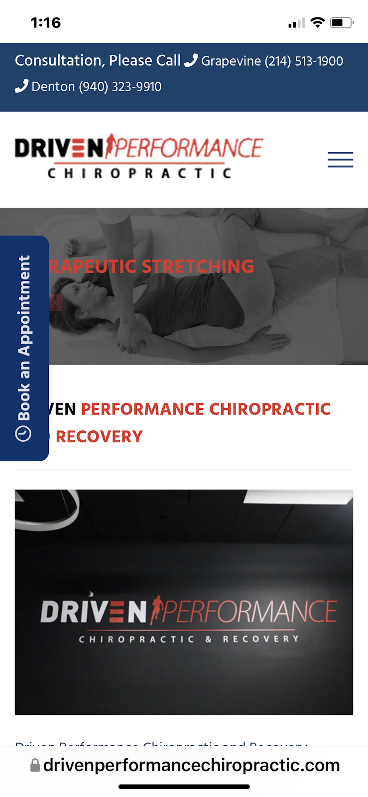 Driven Performance Chiropractic | 2686 Old Alton Rd, Denton, TX 76210, USA | Phone: (940) 323-9910