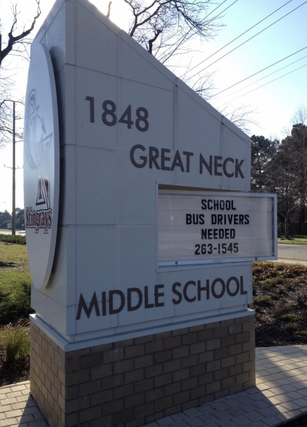 Great Neck Middle School | 1848 N Great Neck Rd, Virginia Beach, VA 23454, USA | Phone: (757) 648-4550