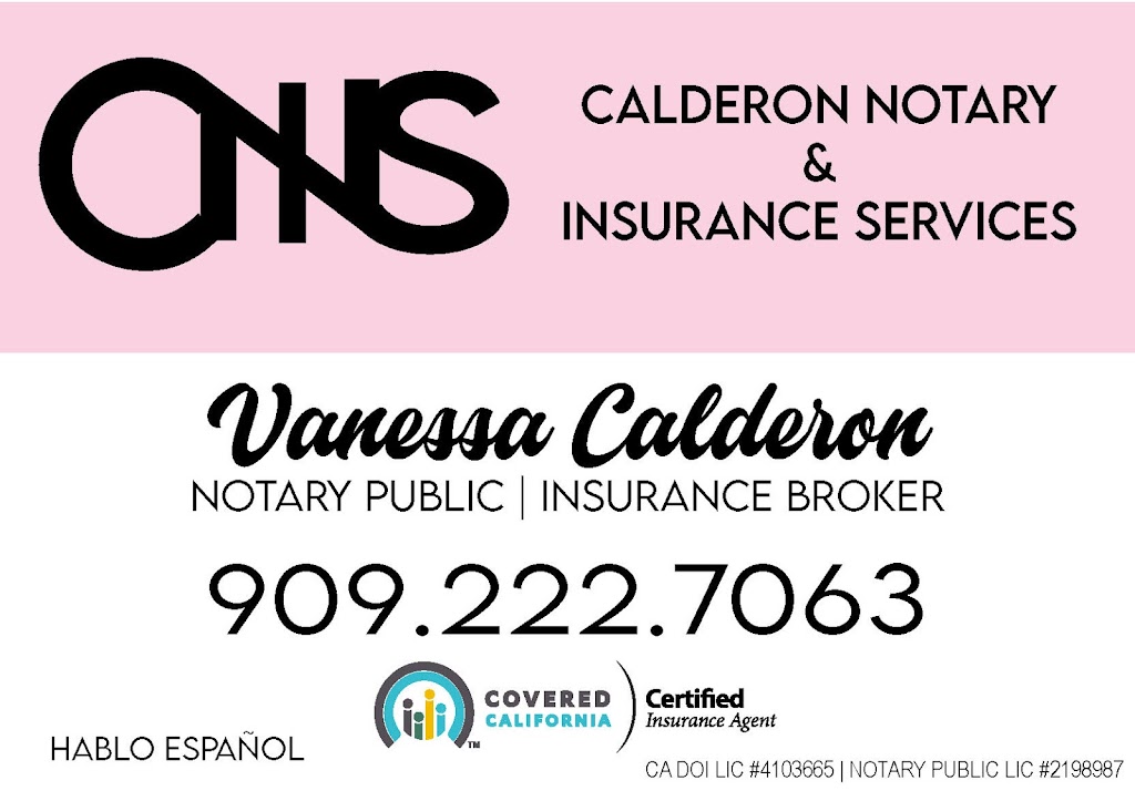 Calderon Notary & Insurance Services | 6463 Holly Oak Dr, Rancho Cucamonga, CA 91701, USA | Phone: (909) 222-7063