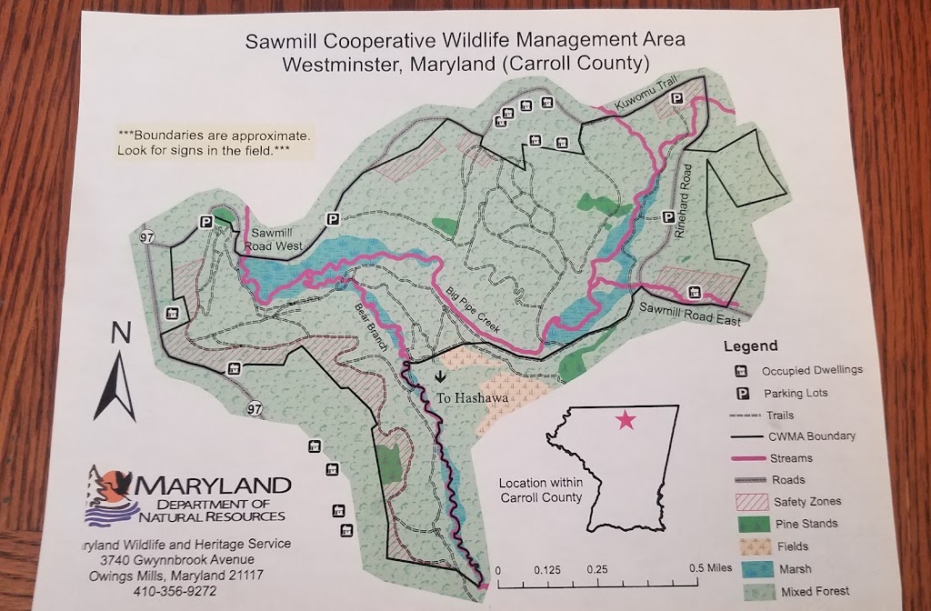 Sawmill CWMA | Rinehart Rd, Westminster, MD 21158, USA | Phone: (410) 356-9272