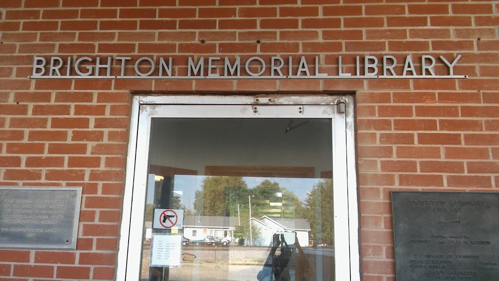 Brighton Memorial Library | 110 N Main St, Brighton, IL 62012, USA | Phone: (618) 372-8450