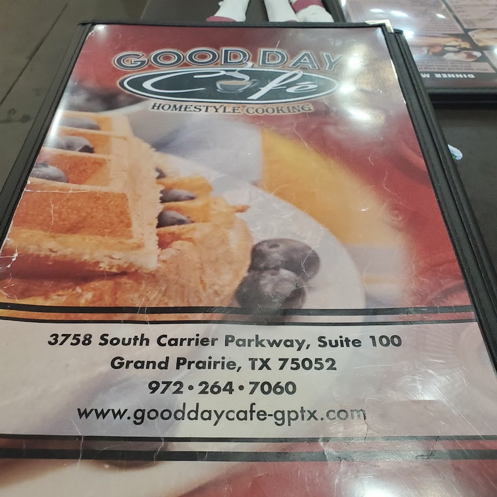 Good Day Cafe | 3758 S Carrier Pkwy #100, Grand Prairie, TX 75052, USA | Phone: (972) 264-7060