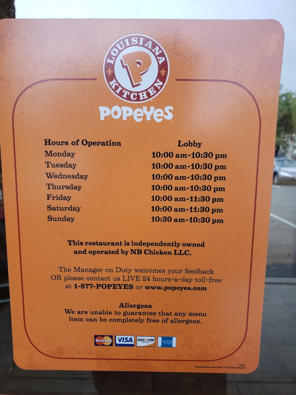 Popeyes Louisiana Kitchen | 1445 John F. Kennedy Blvd, North Bergen, NJ 07047, USA | Phone: (201) 348-8768