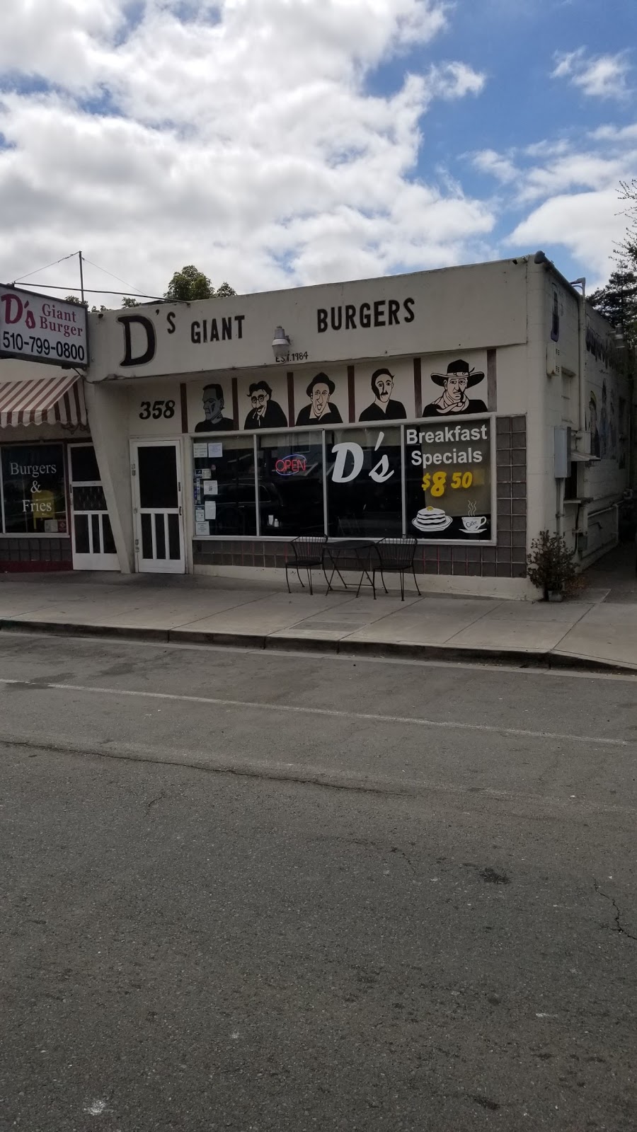 Ds Giant Burger | 358 Parker Ave, Rodeo, CA 94572 | Phone: (510) 799-0800