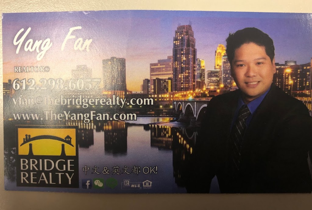 Yang Fan - Bridge Realty, LLC | 1101 E 78th St STE 300, Bloomington, MN 55420, USA | Phone: (612) 298-6057