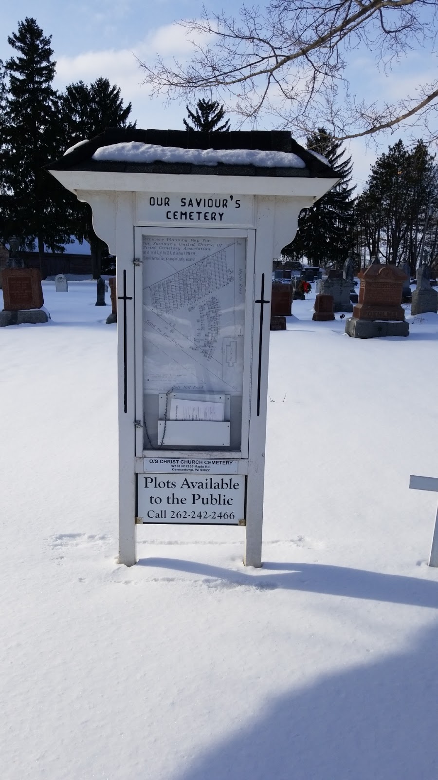 Christ Church Cemetery | W188N12808 W Fond Du Lac Ave, Germantown, WI 53022, USA | Phone: (262) 242-2466