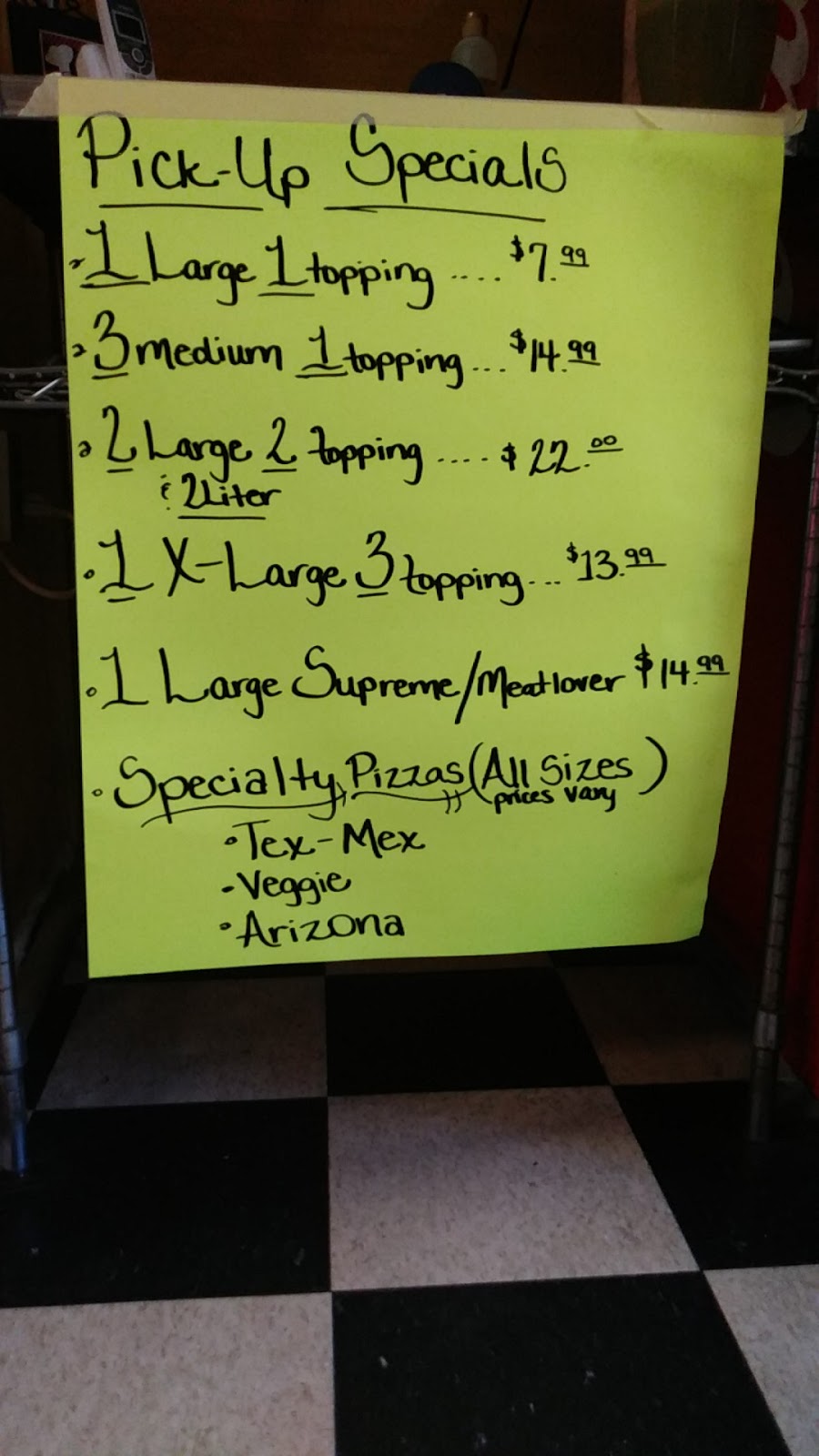 Hollywood Pizza & Subs | 123 S Main St, Broadway, NC 27505, USA | Phone: (919) 258-0582