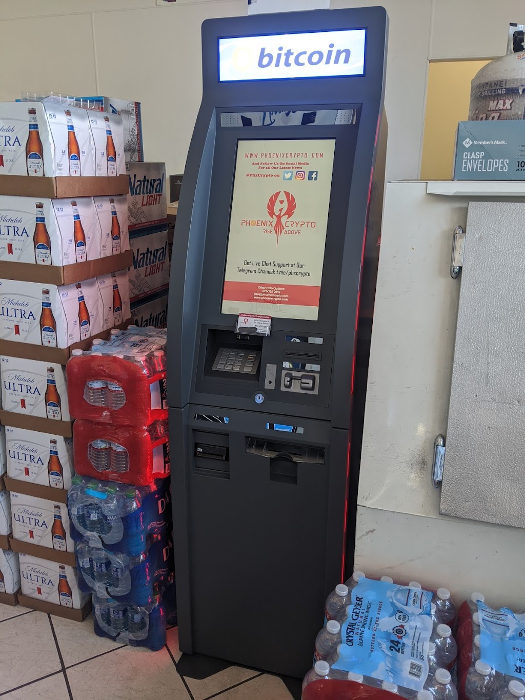 Phoenix Crypto Bitcoin ATM | 7956 E University Dr, Mesa, AZ 85207, USA | Phone: (623) 400-5321