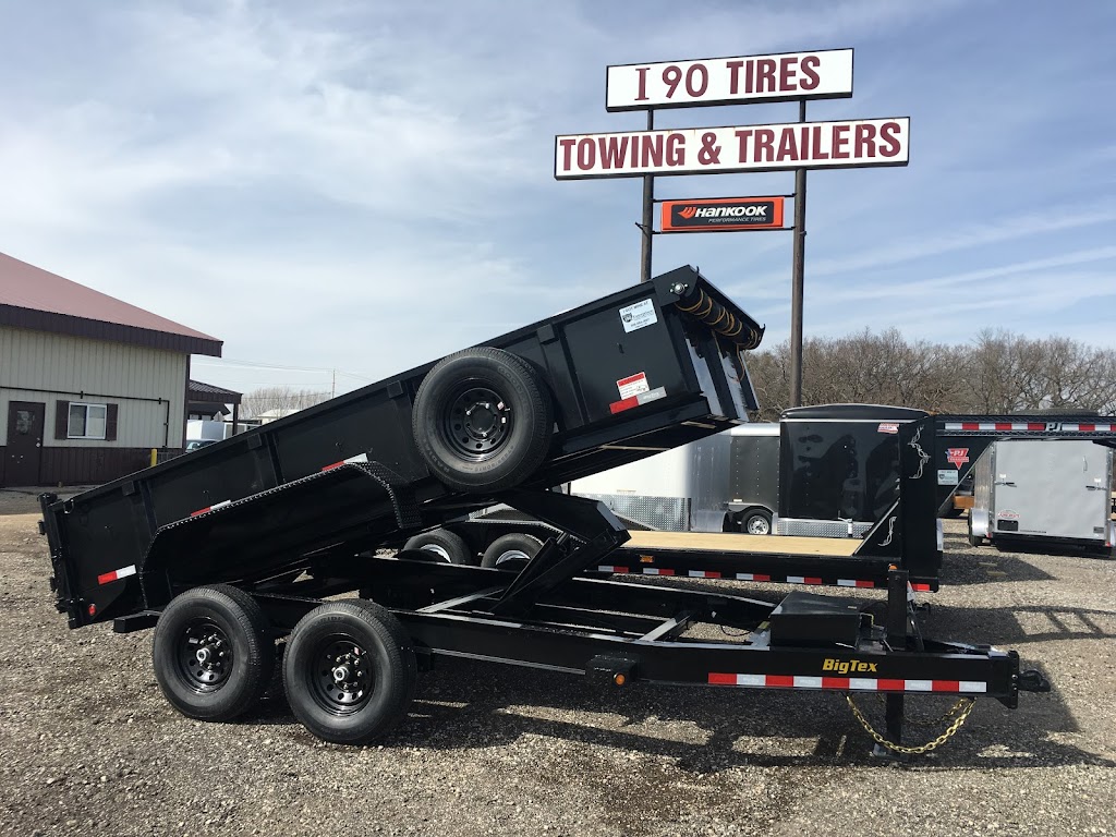 i90 Towing Trailers and Tires | 400 E State Rd 59, Edgerton, WI 53534, USA | Phone: (608) 884-3697