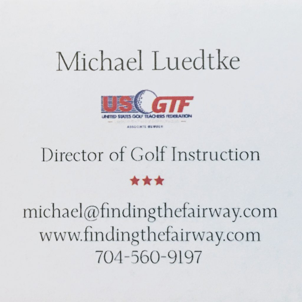 Finding The Fairway | 401 Amanda Dr, Weddington, NC 28104, USA | Phone: (704) 560-9197