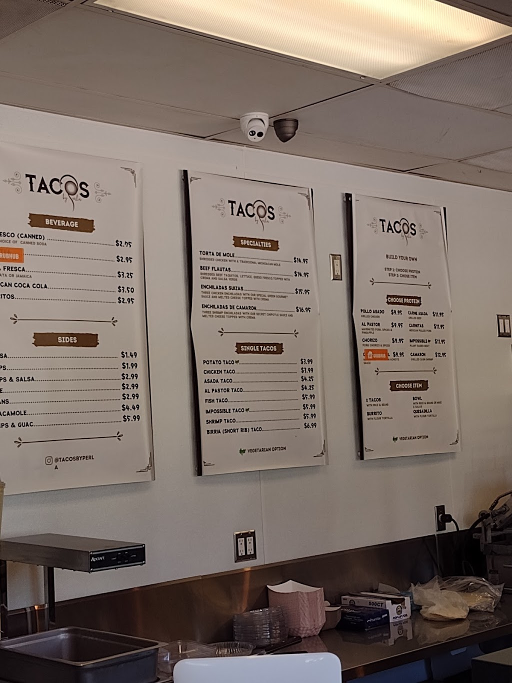 Tacos by Perla | 7520 E Chapman Ave, Orange, CA 92869, USA | Phone: (657) 281-2028
