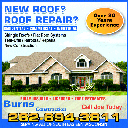 Burns Construction & Repairs | 13721 91st St, Kenosha, WI 53142, USA | Phone: (262) 694-3811