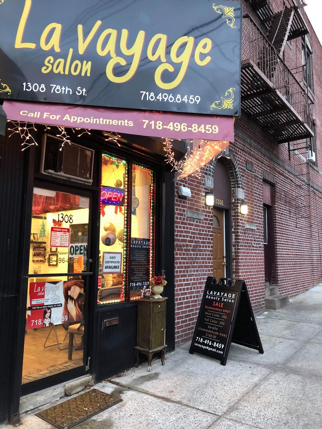 La Vayage Salon | 1308 78th St, Brooklyn, NY 11228, USA | Phone: (718) 496-8459