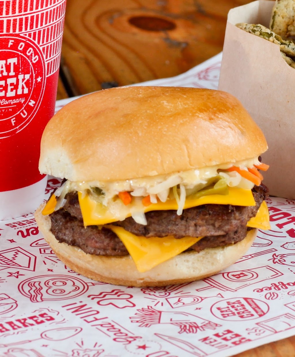 Hat Creek Burger Company | 3321 E Broad St, Mansfield, TX 76063, USA | Phone: (817) 405-2979