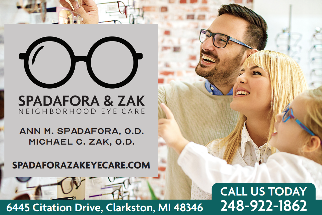 Spadafora & Zak Eye Care | 6445 Citation Dr, City of the Village of Clarkston, MI 48346 | Phone: (248) 922-1862
