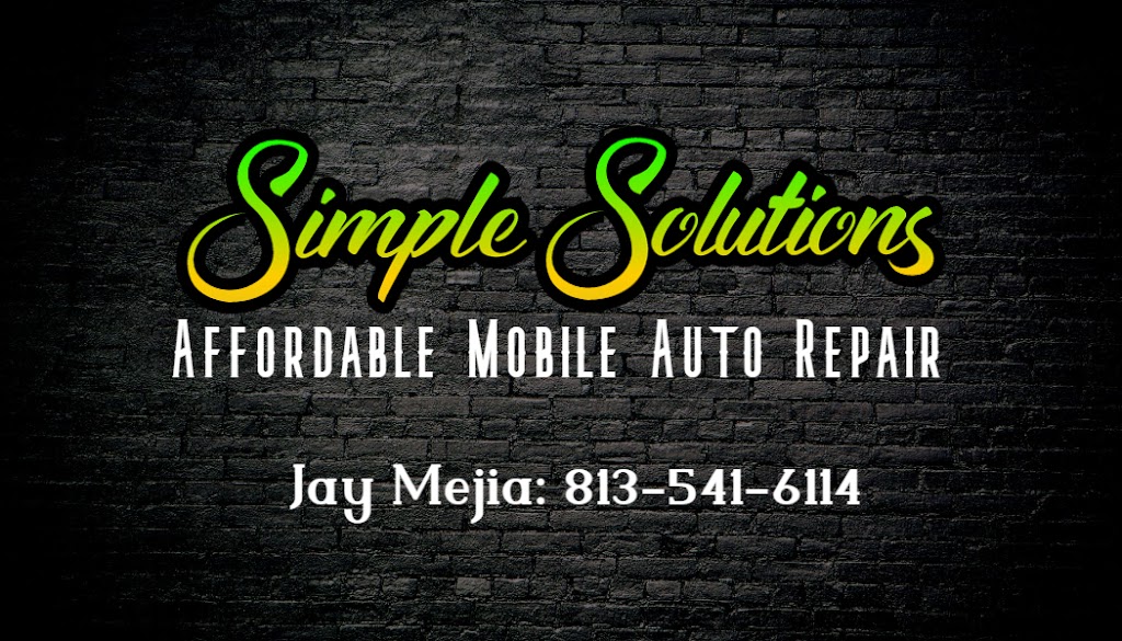 Simple Solutions Mobile Mechanic | 3307 Summer Island Ct, Valrico, FL 33594, USA | Phone: (813) 541-6114