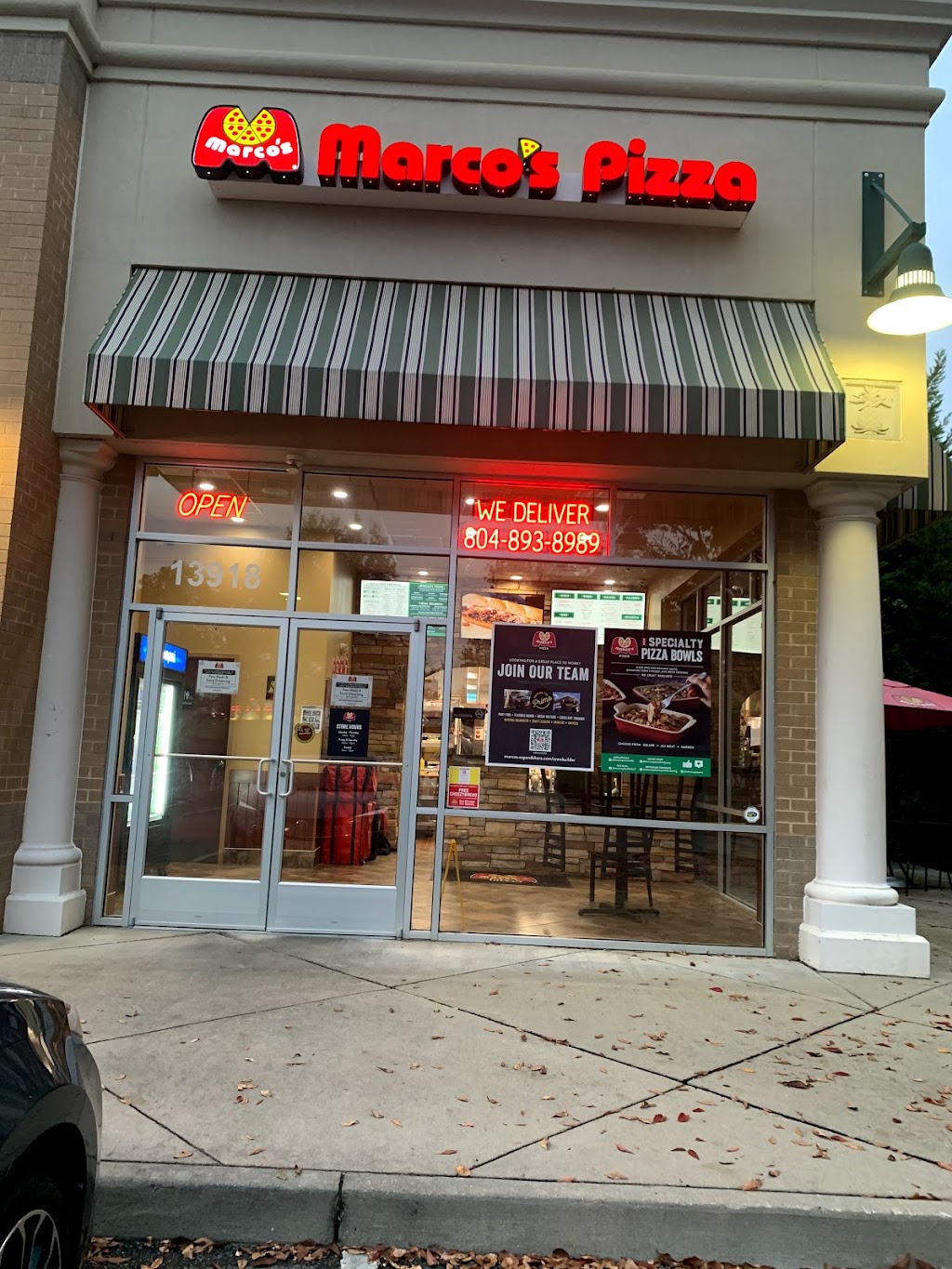 Marcos Pizza | 13918 Hull Street Rd, Midlothian, VA 23112, USA | Phone: (804) 893-8989